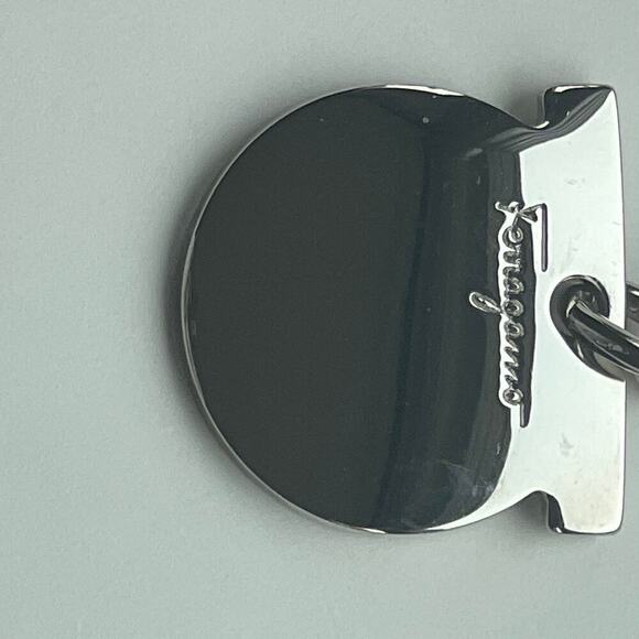 Salvatore Ferragamo Mens Gancini Silver Keychain - Picture 3 of 5